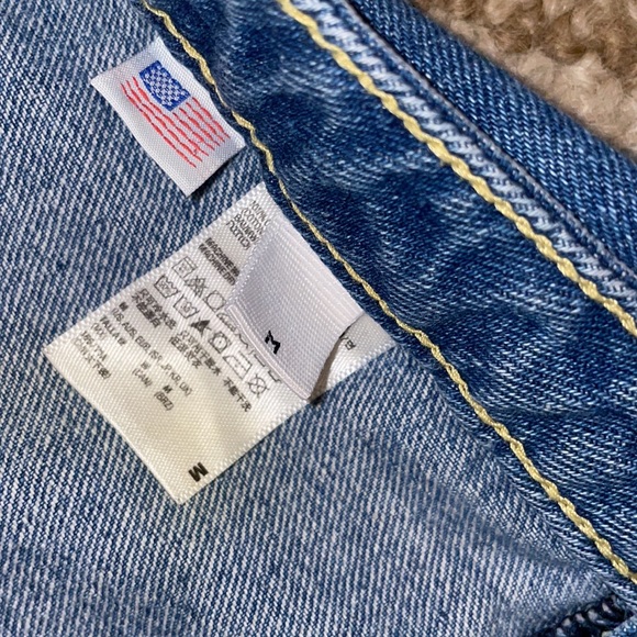 American Apparel Button Front Denim Skirt - Picture 9 of 10